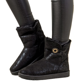 Botas de nieve negras de mujer de Kanga negro