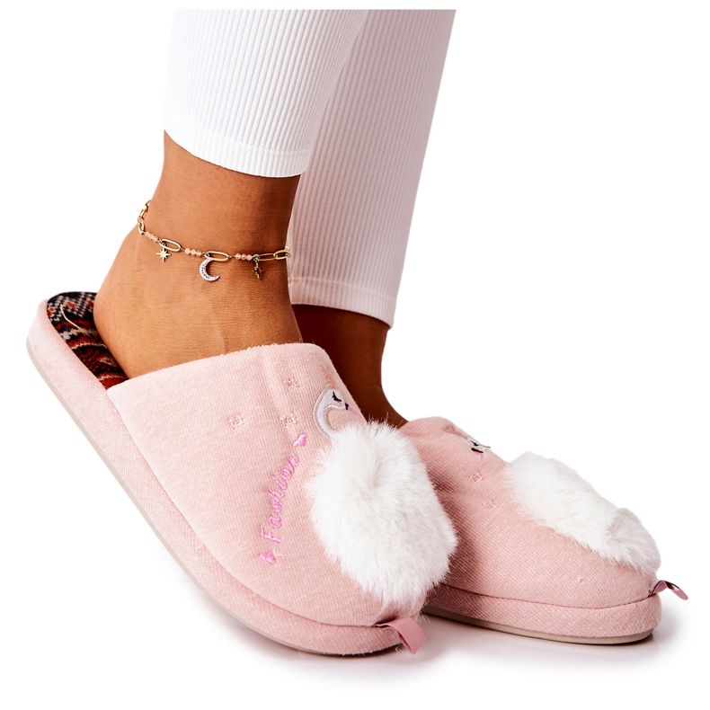 Zapatillas calentitas Swan Rosa Claro Rey rosado