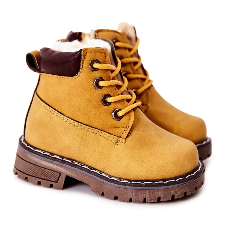 WT1 Botas infantiles Warm Trappers Yellow Royals amarillo WT1 Botas infantiles Warm Trappers Yellow Royals amarillo