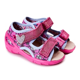 BEFADO S.A. Sandalias Befado Con Velcro 065X147 Rosa rosado