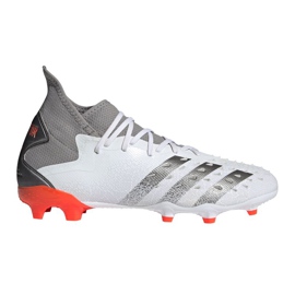 Botas de fútbol adidas Predator Freak.2 Fg M S24190 gris blanco gris Botas de fútbol adidas Predator Freak.2 Fg M S24190 gris blanco gris