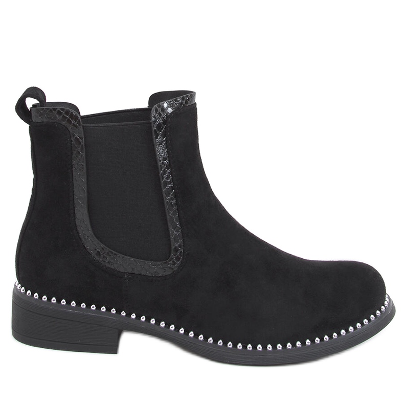 Botines Chelsea de mujer Ines Black negro