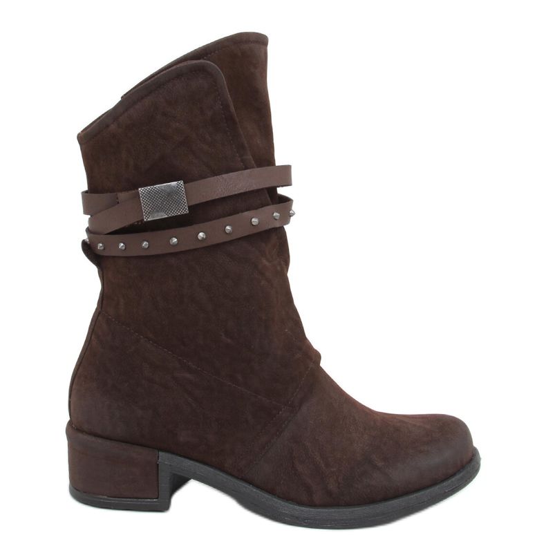 Botas militares de mujer Aina Brown marrón Botas militares de mujer Aina Brown marrón