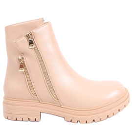 Botines planos de mujer janine 8389 flat beige