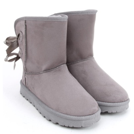 Botas de nieve Emusy con lazos Stella Grey gris