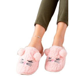 Evento pantuflas calientes rosa