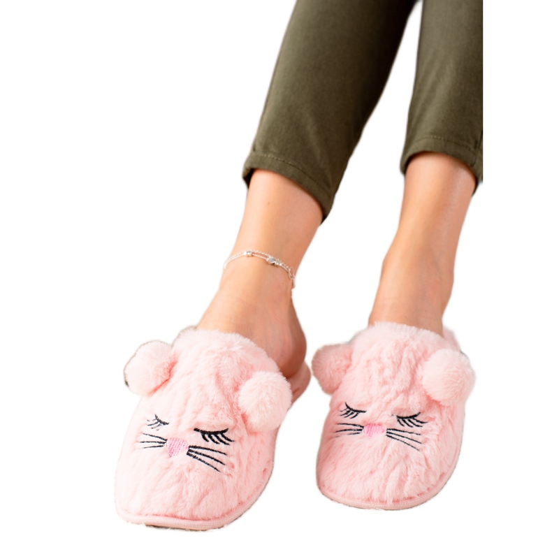 Evento pantuflas calientes rosado