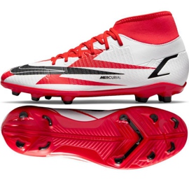 Zapatillas de fútbol Nike Mercurial Superfly 8 Club CR7 Mg M DB2855-600 multicolor naranjas y rojos