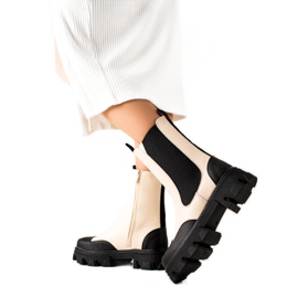 Seastar Botas de moda de trabajo beige