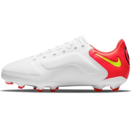 Zapatos de fútbol Nike Legend 9 Pro Fg Jr DA1335 176 blanco rojo blanco