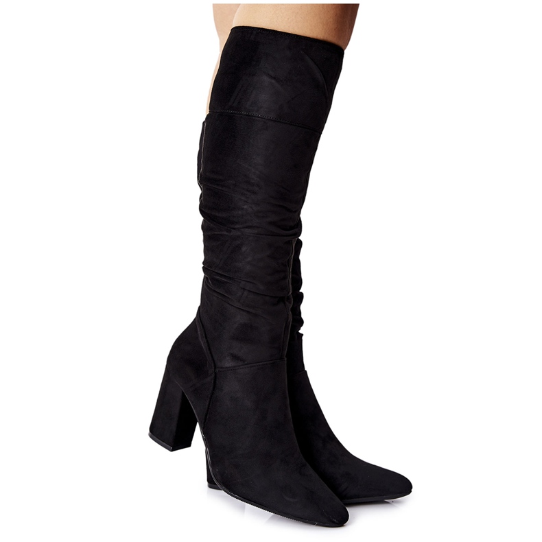 Vinceza Botas negras de ante negras Dorelle negro