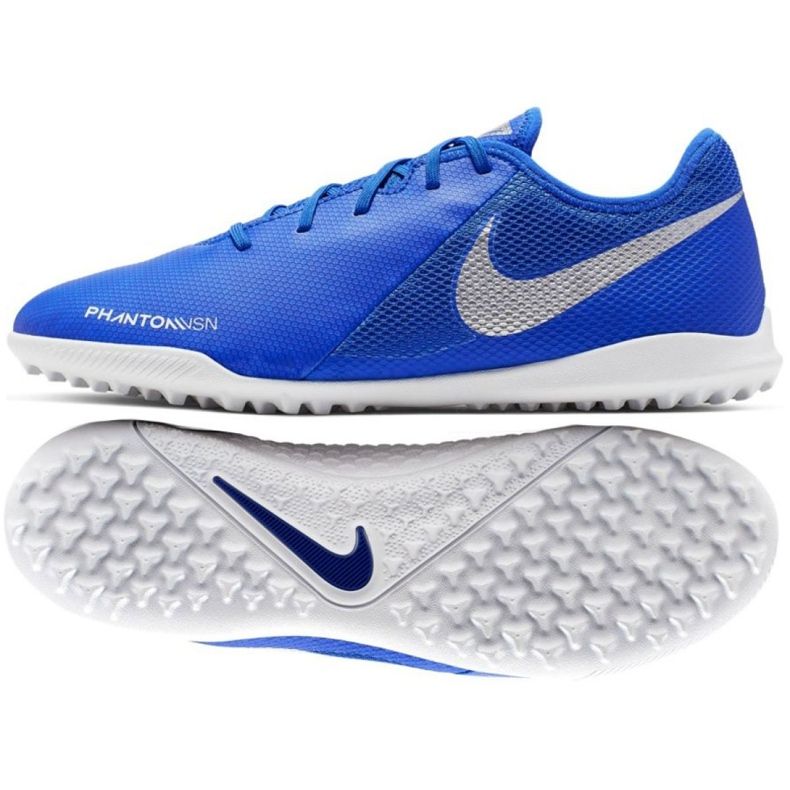 Zapatillas de fútbol Nike Phantom Vsn Academy Tf M AO3223-410 azul