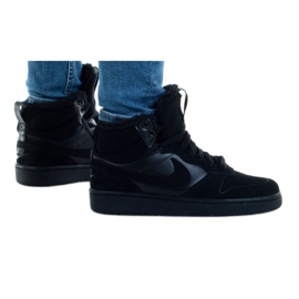 Bota Nike Court Borogh Mid 2 Bg Jr CQ4023-001 negro