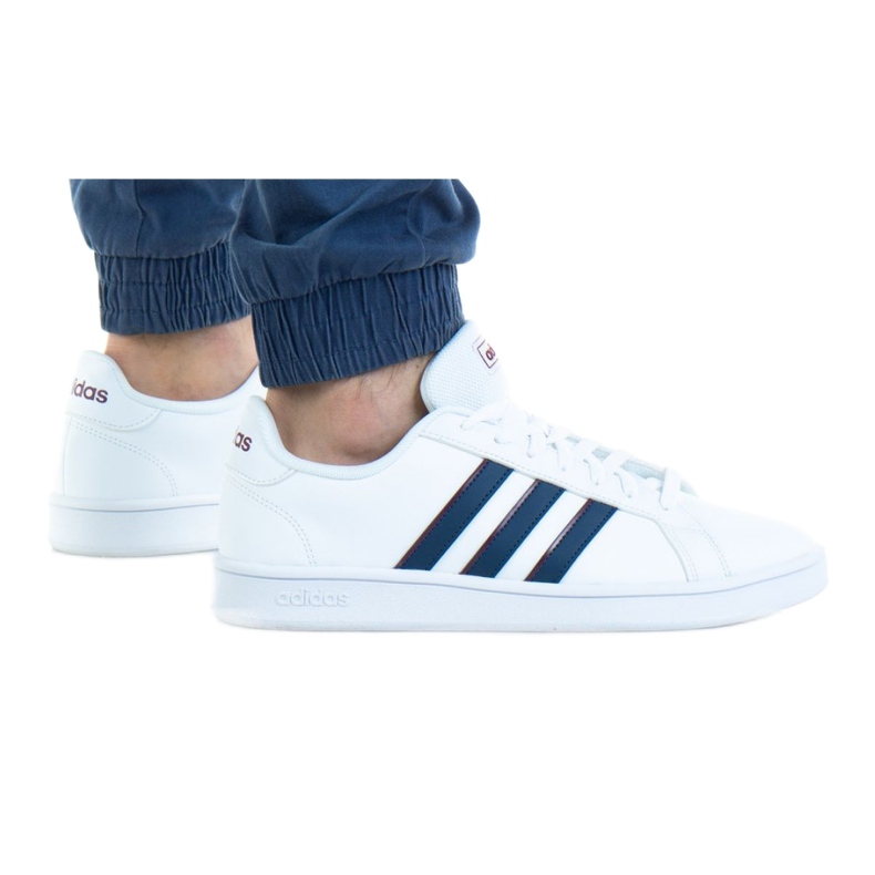 Zapatillas Adidas Grand Court Base M GY8391 blanco azul