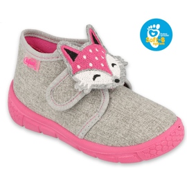 Calzado infantil befado 538P053 rosa gris
