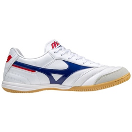 Botas de fútbol Mizuno Morelia M Q1GA210125 blanco, real blanco