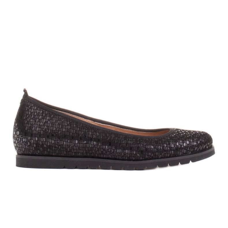 Marco Shoes Bailarinas ligeras con una parte inferior muy suave y un refuerzo oculto negro