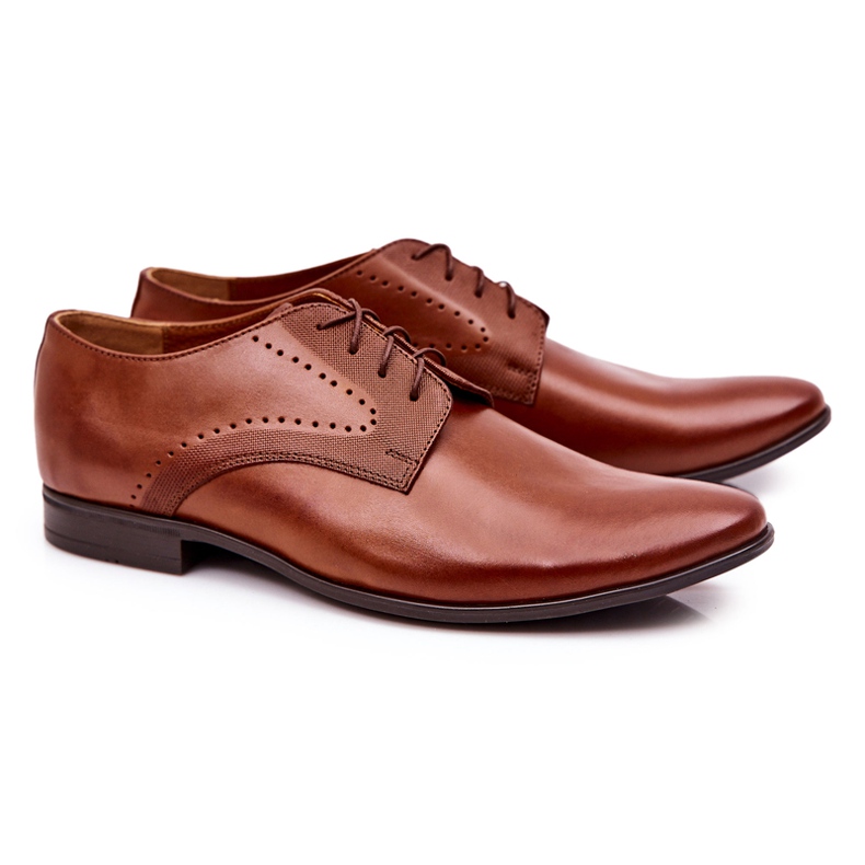 Bednarek Polish Shoes Zapatos Clásicos De Piel Bednarek 802 Marrón