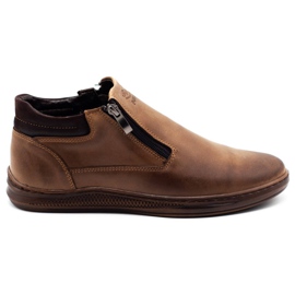 Polbut Botas de invierno para hombre K29 marrón