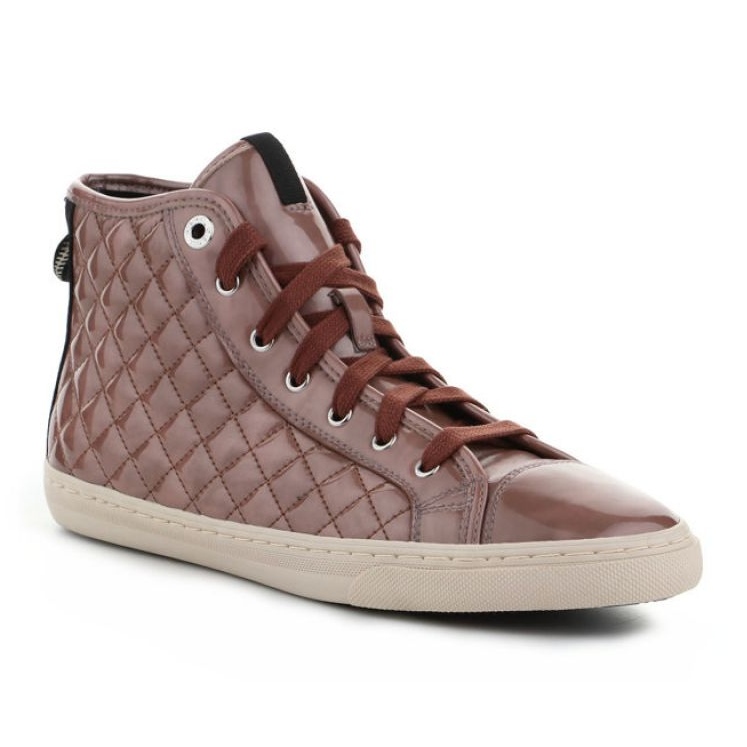 Zapatos Geox D N.Club A - Metal.Synt.Pat. D4258A-000HI-C8014 marrón