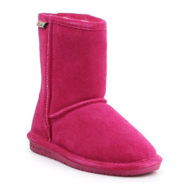 Botas de invierno BearPaw 608Y Pom Berry rosado