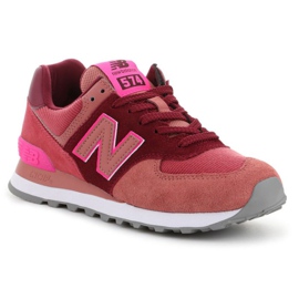 New Balance W WL574WH2 rosado