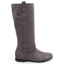 Botas planas Flatty Grey gris