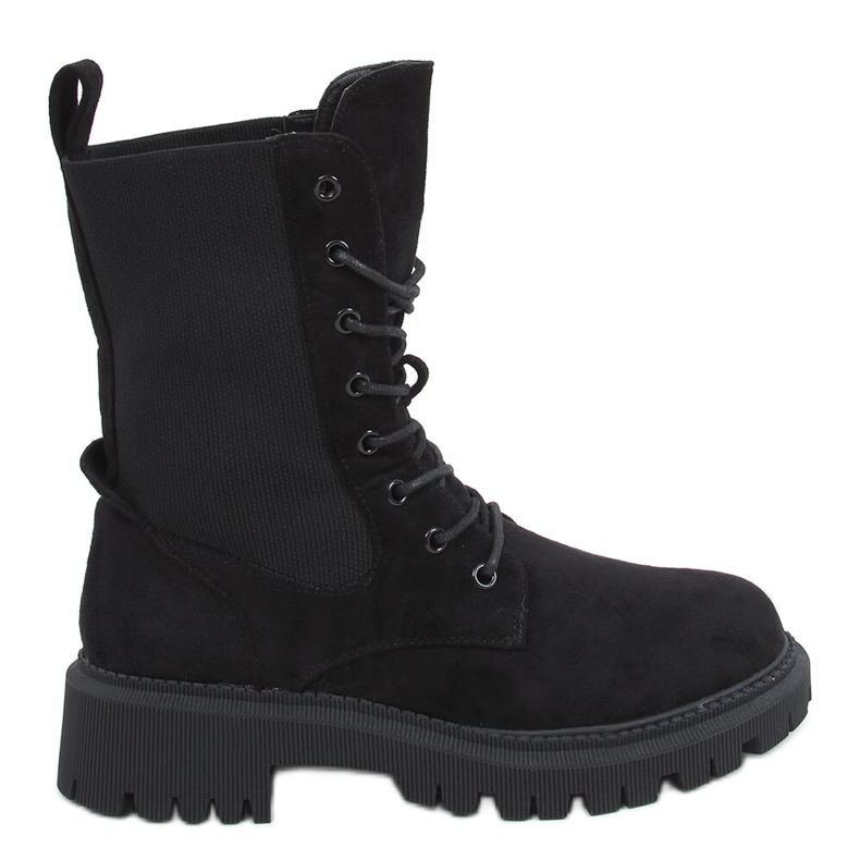 Botas militares con parte superior de calcetín Nevada Black negro