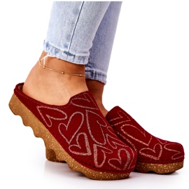 Pantuflas Prophylactic Inblu DK07-016 Rojo