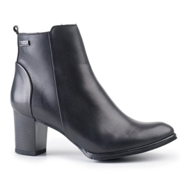 Marco Shoes Botas de cuero 0599B-001-4 negro