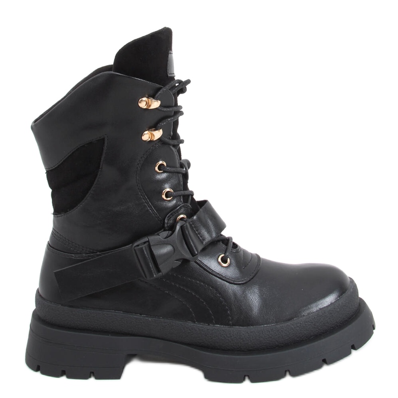 Botas militares Ahne Black negro