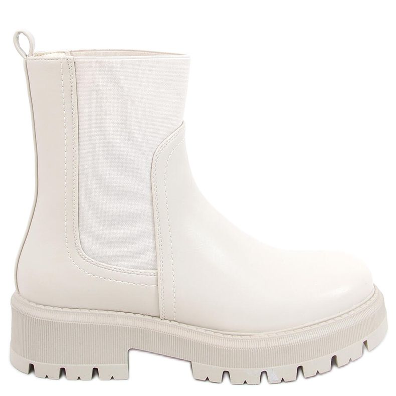 Botines Chelsea con parte superior alta Cillo Beige Botines Chelsea con parte superior alta Cillo Beige