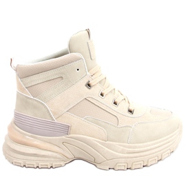 Zapatillas altas Diana Beige