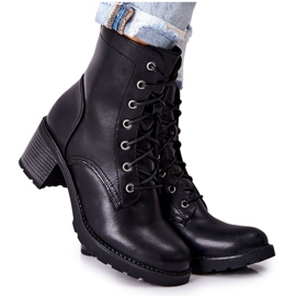 PE1 Cálidas botas Nerynis negras atadas a un poste negro PE1 Cálidas botas Nerynis negras atadas a un poste negro