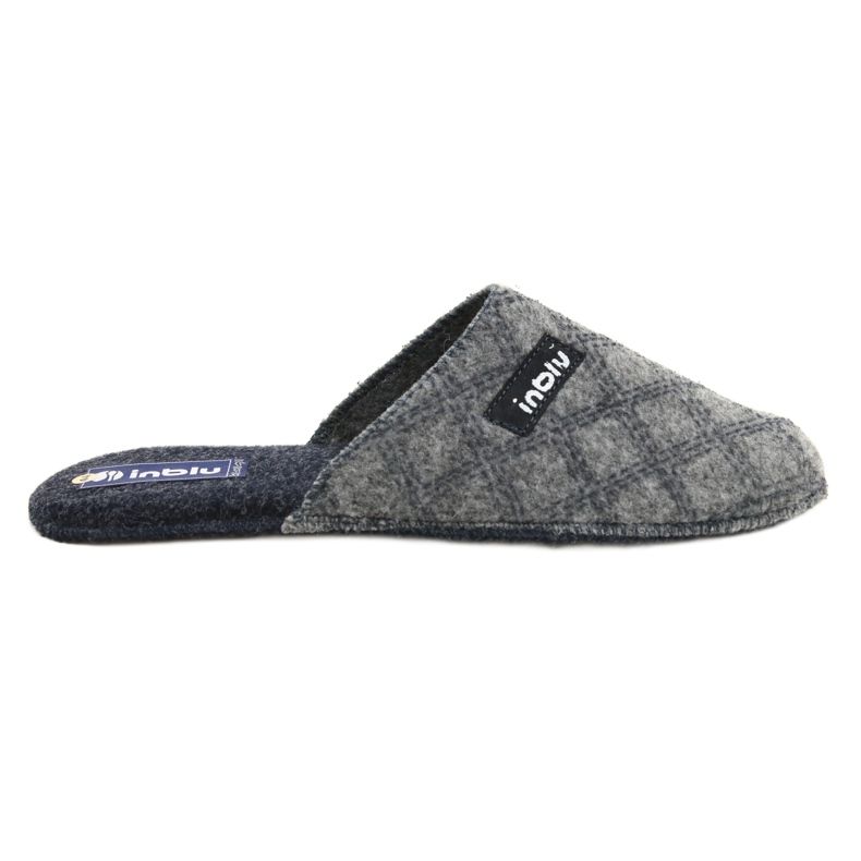 Befado Zapatos de hombre Inblu 155M009 azul gris