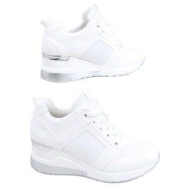 Zapatillas Wisto White con cuña blanco