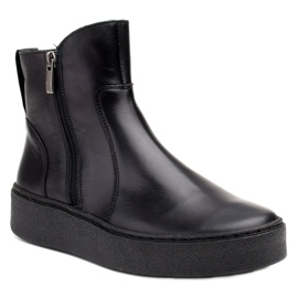 Marco Shoes Cómodas botas Marco 1320B con aislamiento negro