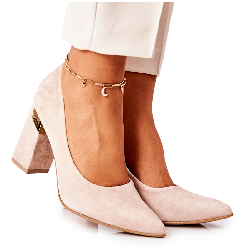 Lewski Shoes Zapatos De Salón De Ante Lewski 3117 Beige