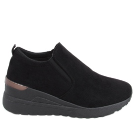 Zapatos cuña Biflo Negro