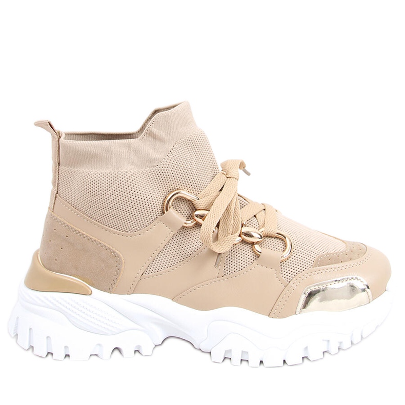 Zapatillas altas Petra Khaki beige