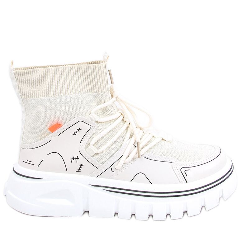 Calcetines deportivos Malin Beige Calcetines deportivos Malin Beige