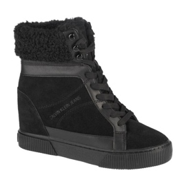 Calvin Klein Hidden Wedge Warm Zapatos W YW0YW00439-0GJ negro