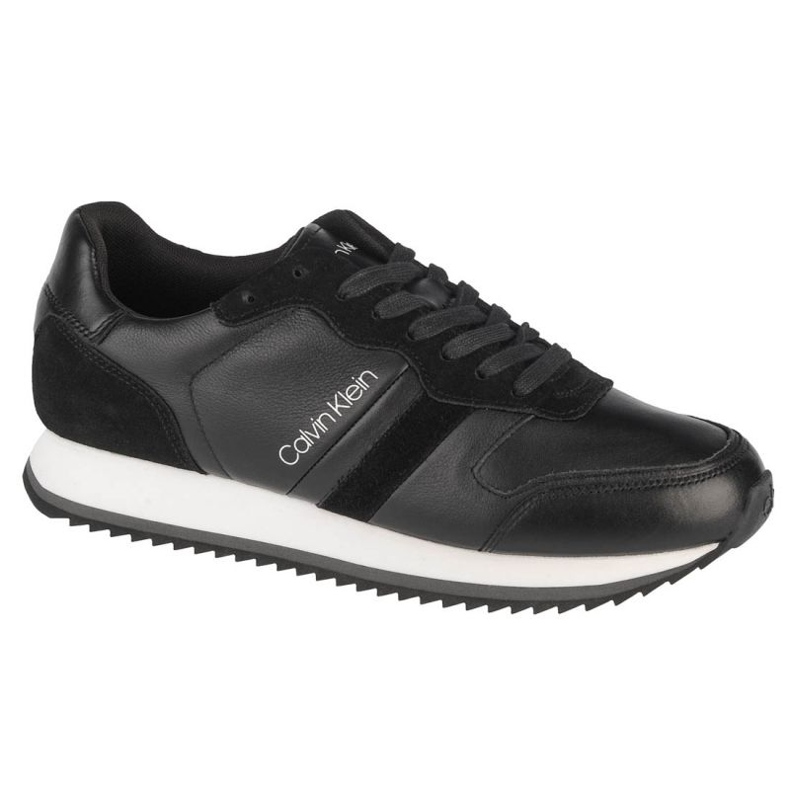 Calvin Klein Low Top Lace Up Lth M HM0HM00287-BAX Zapatos negro