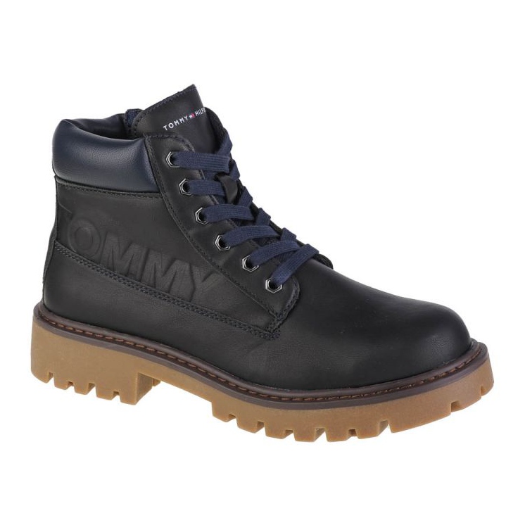 Botines con cordones Tommy Hilfiger W T3B5-32088-0777800 azul