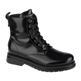 Botines con cordones Tommy Hilfiger W T4A5-32009-0776999 negro