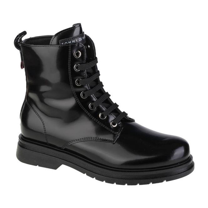 Botines con cordones Tommy Hilfiger W T4A5-32009-0776999 negro
