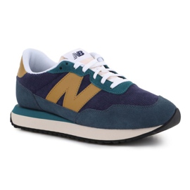 New Balance M MS237LX1 azul marino verde amarillo