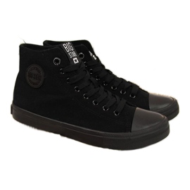 Zapatillas altas de textil Big Star W FF274A170 negro