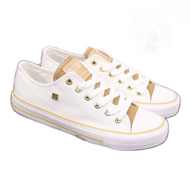 Zapatillas de textil Big Star W HH274458 blanco