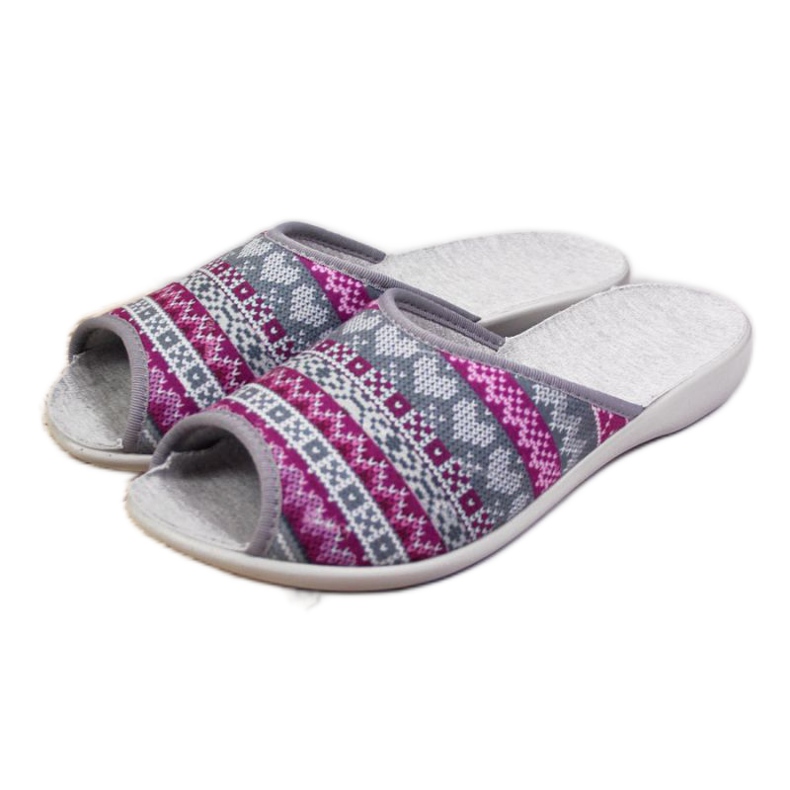 Zapatillas de casa W BEF17D Befado gris violeta